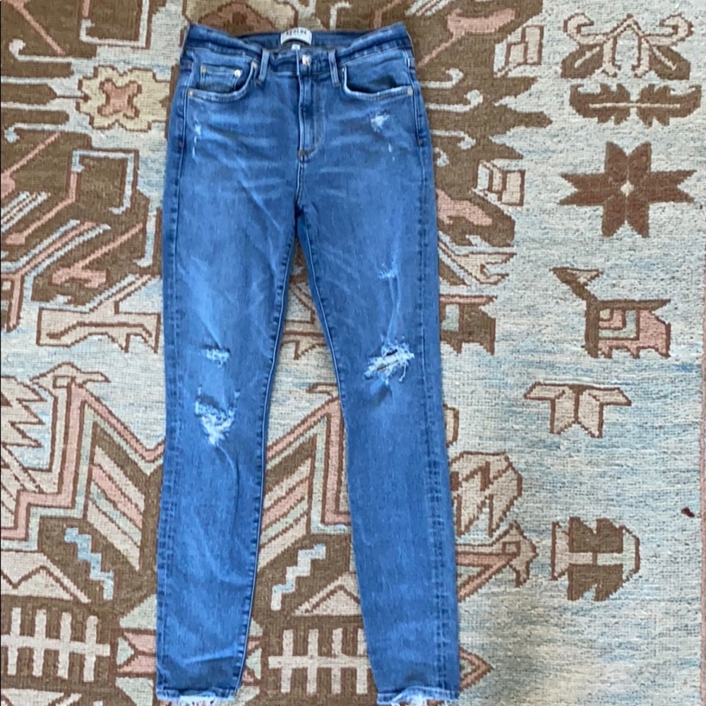 Agolde high waisted skinny jeans